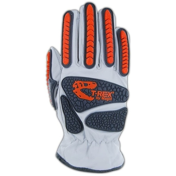 Magid Gray and Red Work Gloves - Picture 2 of 14